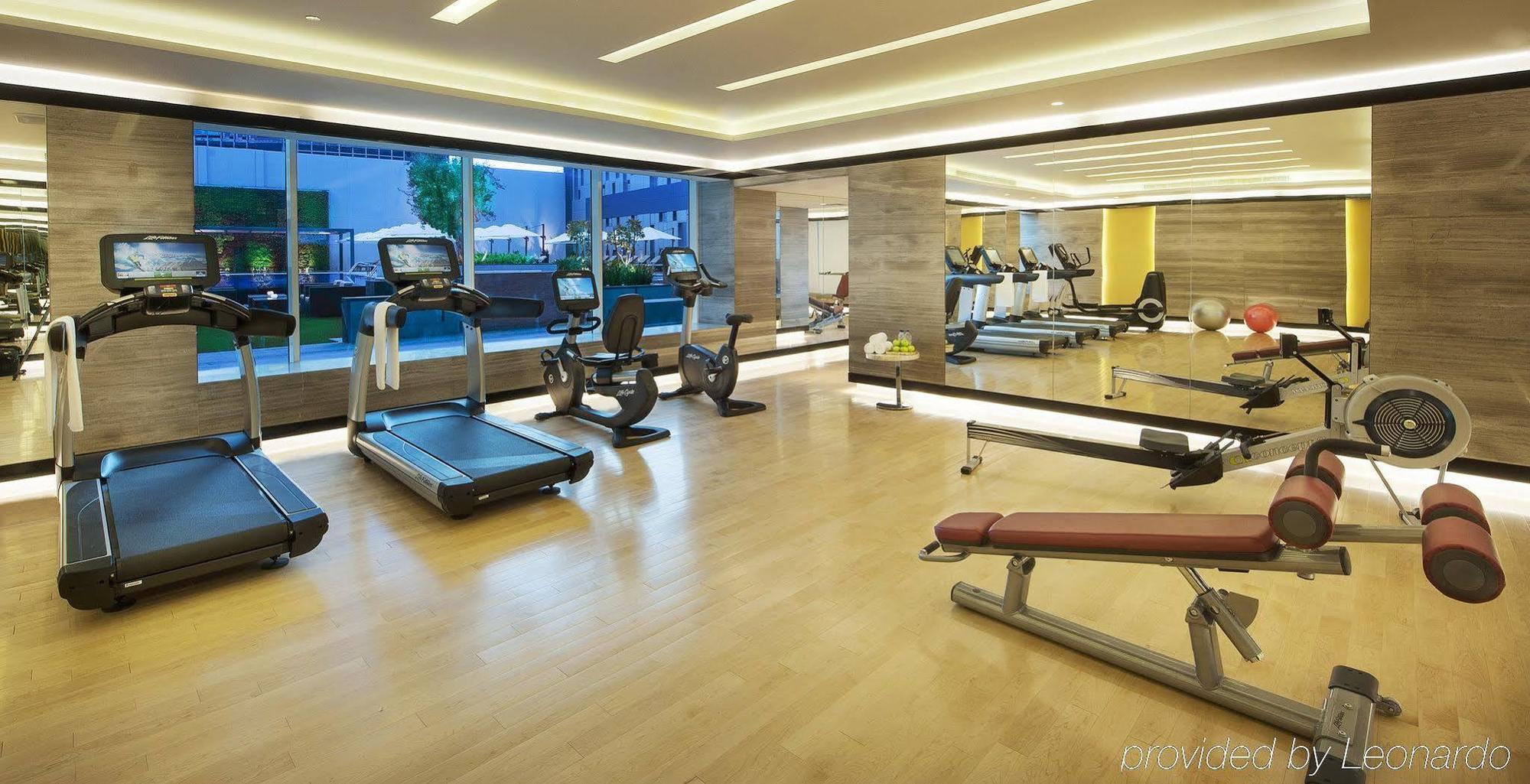Damac Maison Cour Jardin Dubai Exterior photo The gym at the hotel